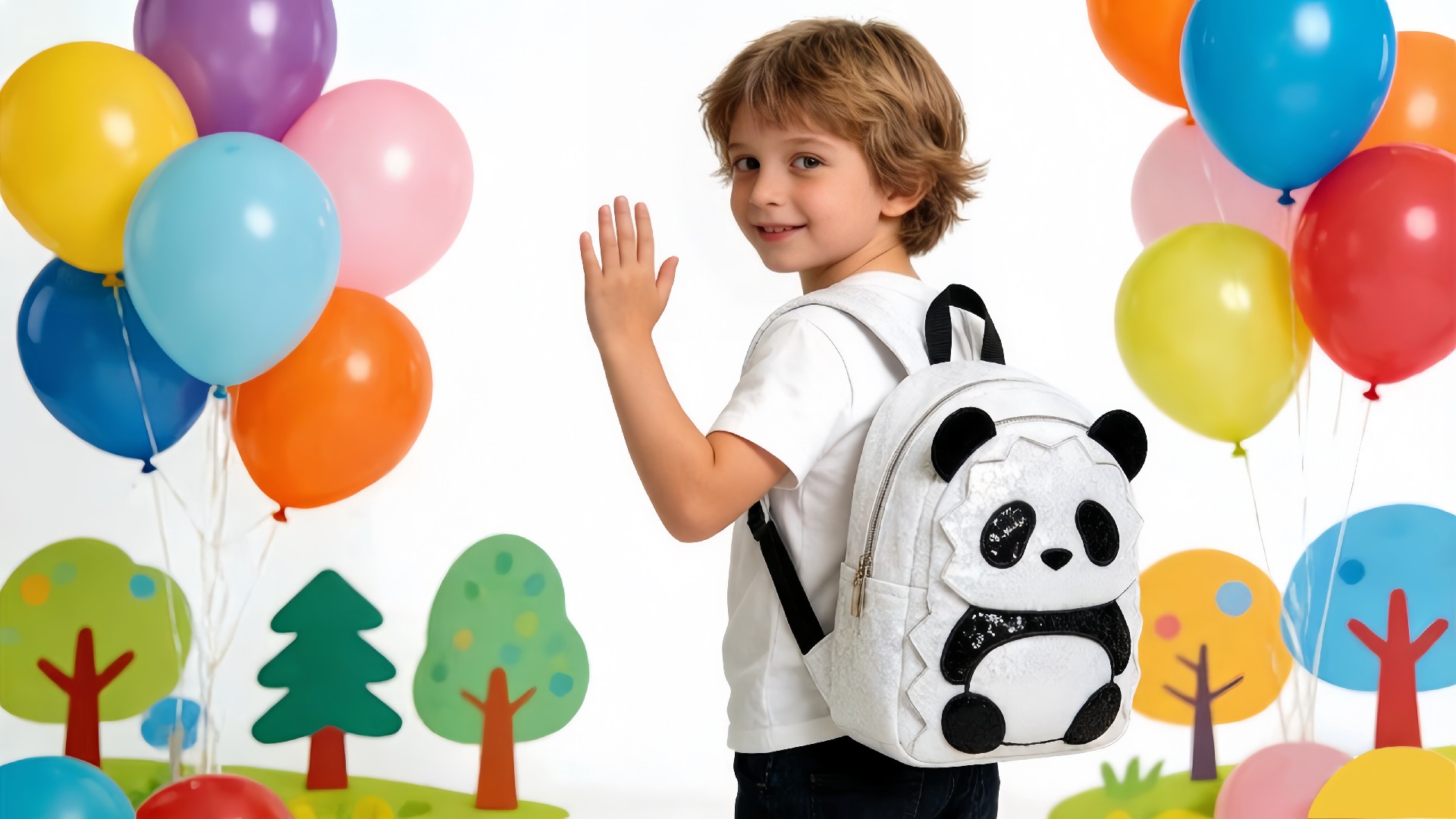 A happy gift for children.....
Cute Panda Children's Backpack