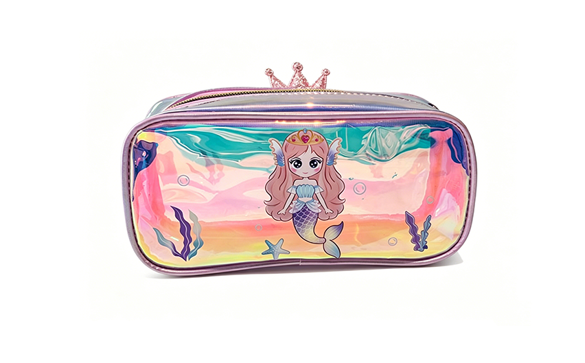 Transparent Mermaid Stationery Bag for School